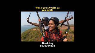 Paragliding in goa viralvideo viralshorts tranding travel funny youtubeshorts goabeach [upl. by Jayson]