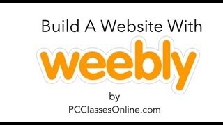 Build A Website With Weebly [upl. by Kramlich]