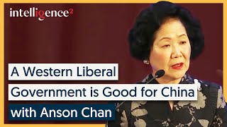 Anson Chan A Western Liberal Government is Good for China 🇨🇳  Intelligence Squared [upl. by Eednyl]