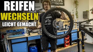 REIFEN WECHSELN LEICHT GEMACHT  Hilfreiche Tipps und Tricks rund ums Thema Mantel am MTB wechseln [upl. by Buttaro]