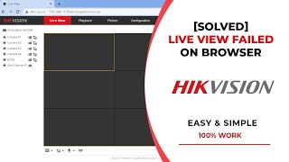 SOLVED Hikvision No Live View In Browser [upl. by Ahsiloc]