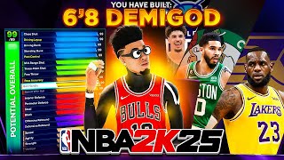 The BEST 6’8 DEMIGOD BUILD on NBA 2K25 GAMEBREAKING GUARD BUILD IN NBA 2K25 BEST BUILD NBA 2K25 [upl. by Odranoel]