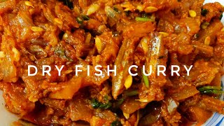 Doskaya Yendu Chapala CurryDRY FISH CURRY RECIPE [upl. by Htezzil]