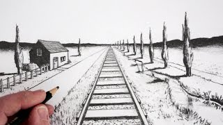 How To Draw Using 1Point Perspective [upl. by Anawk30]