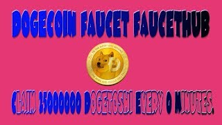 Dogecoin Faucet  25000000 Dogetoshi Cada 0 Minutos [upl. by Judi]