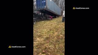 Unloading a 40ft shipping container to our customer in Klingerstown PA Thank you for your business [upl. by Scandura]