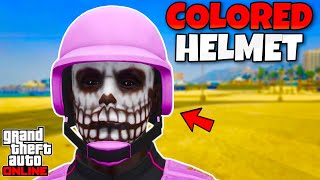 UPDATED How To Get PINK BULLEDPROOF HELMET In GTA 5 Online 167 SUPER EASY [upl. by Lowenstern147]