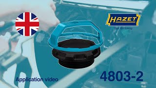 HAZET Releasing tool ∙ cover for coolant expansion tank ∙ VAG 48032 [upl. by Dillon886]