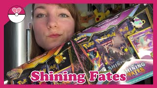 Shining Fates Mad Party Pin Collection Unboxing [upl. by Goeger]