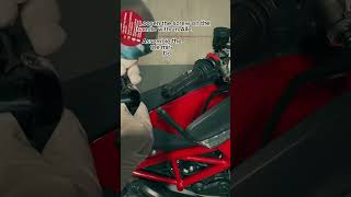 1 MIN  DUCATI HYPERMOTARD 950 MOTOGADGET MIRROR INSTRUCTIONS [upl. by Sandro]