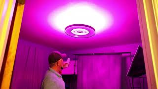 A Bladeless Ceiling Fan How Bladeless Ceiling Fan with RGB Lighting and Remote [upl. by Dasteel985]