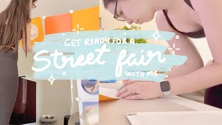 Studio Vlog 10  Get Ready For A Street Fair With Me amp How I Did [upl. by Ari]