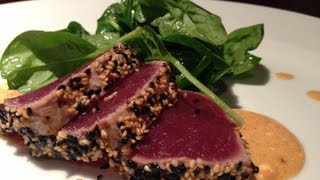 Seared Ahi Tuna Recipe [upl. by Toh]