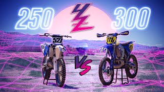 Cylinder Works Big Bore Kit  YZ300 VS YZ250 Ride Review [upl. by Etnomaj]