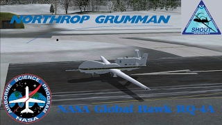 NASA Global Hawk RQ4A for FSX [upl. by Nyliret]