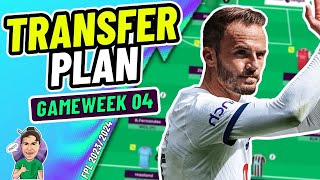 FPL GW4  MY TRANSFER PLAN 2 FREE TRANSFERS ✅  Fantasy Premier League 20232024 [upl. by Naawaj]