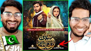 AYE MUSHT E KHAAK DRAMA BTS REACTION  Feroze Khan  Sana Javed  Indian Broz Reaction [upl. by Nnav]