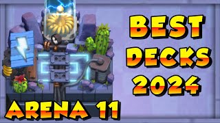 Best Arena 11 Decks Electro Valley Decks in Clash Royale  Best Clash Royale Arena 11 DECKS 2024 [upl. by Ataeb]