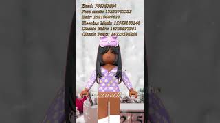 Bloxburg Winter Pajama Outfit Code  Bloxburg  Brookhaven 💌berryavenue roblox bloxburg [upl. by Aprilette]