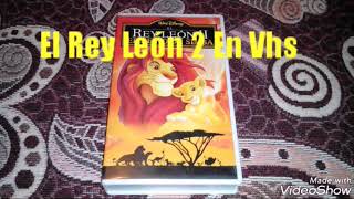 El rey león VHS Opening [upl. by Tracee]