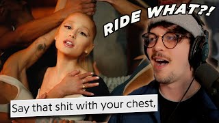 getting theatrical with YES AND by ariana grande SINGLE amp MUSIC VIDEO REACTION [upl. by Gnous]