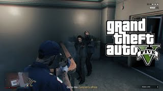 To The Coroners Office  GTA V Online  Doomsday Heist [upl. by Franck833]