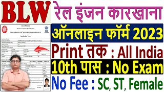 Railway BLW Apprentice Online Form 2023 Kaise Bhare 🔥 How to Fill BLW Railway Apprentice Form 2023 [upl. by Robinette277]