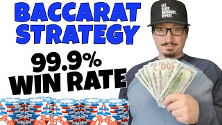 NEW 999 WIN RATE BACCARAT STRATEGY EASY [upl. by Essila]