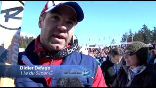 Coupe du monde de ski alpin Interviews au bas de La Nationale [upl. by Dincolo]