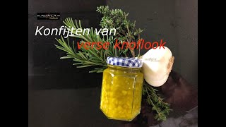 Konfijten van verse knoflook [upl. by Fe735]