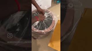 Unboxing ottoman pouffe [upl. by Miltie]