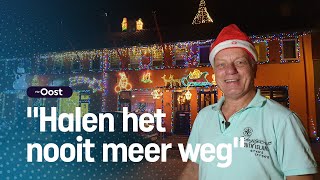 Gerrit heeft zn Almelose volksbuurt in kerstsferen gebracht  RTV Oost [upl. by Gilles]