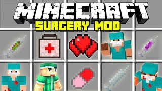 Minecraft SURGERY MOD  BECOME A DOCTOR AND PREFORM SURGERY Minecraft [upl. by Wixted25]