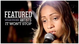 Sevyn Streeter  It Wont Stop ft Chris Brown Acoustic Cover by Skylar Stecker  Featured Artists [upl. by Kcitrap870]