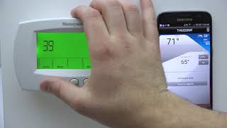 How to reset the wifi connection on your Honeywell Home FocusPRO Thermostat [upl. by Ethan]