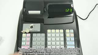 How to work electronic cash register easily  ECR100 [upl. by Eedissac240]