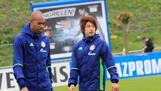 FC Schalke 04 Training 4 May 2017 [upl. by Paxton]