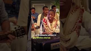 AR Rahmans House Resonates With Hare Krishna Kirtan [upl. by Melcher]