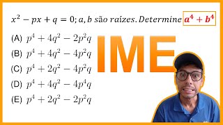 Desafio 96 Equação do 2° Grau IME 2025 [upl. by Guthrie]