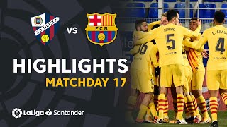 Highlights SD Huesca vs FC Barcelona 01 [upl. by Calise488]