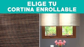 ¿Cómo elegir cortinas enrollables [upl. by Enywtna]