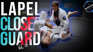 Awesome Lapel Closed Guard Sweeps  You Must Know [upl. by Sang]