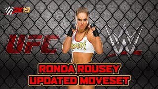 WWE 2K19 Ronda Rousey Updated Moveset [upl. by Illene]