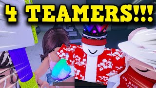 1v4 TOXIC TEAMERS In Flee The Facility Roblox [upl. by Jemima]