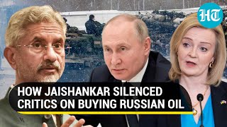 How Jaishankar ripped ‘campaign’ against India over Russian oil imports Europe biggest buyer [upl. by Enimisaj448]