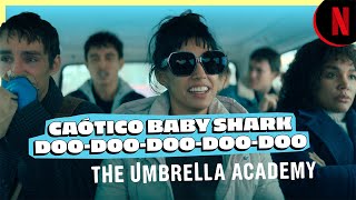 Baby Shark doodoo doodoo  The Umbrella Academy Temporada 4  Netflix [upl. by Swaine]