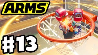 ARMS  Gameplay Walkthrough Part 13  Hoops Level 7 Nintendo Switch [upl. by Enerual]