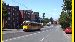 Mit Mülheims Museumstriebwagen GT6 259 durchs mittlere Ruhrgebiet [upl. by Eidnahs]