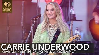 Carrie Underwood Reveals BehindTheScenes Peek Of Las Vegas Residency  Fast Facts [upl. by Elton]