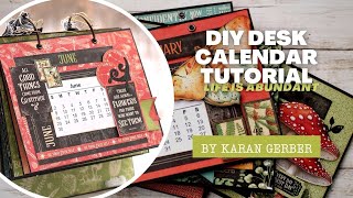 DIY Desk Calendar Tutorial [upl. by Sirama]